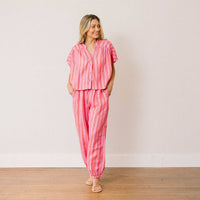 Orchid Pinstripe Savannah Pant