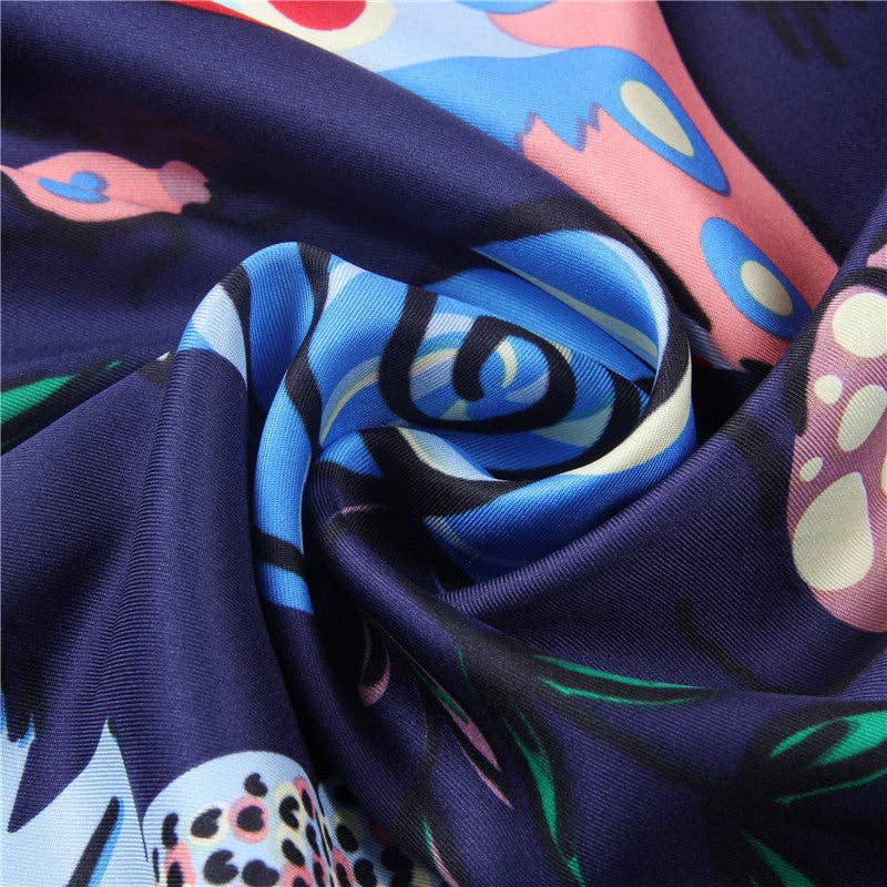 Large Insects Butterfly Square Scarf