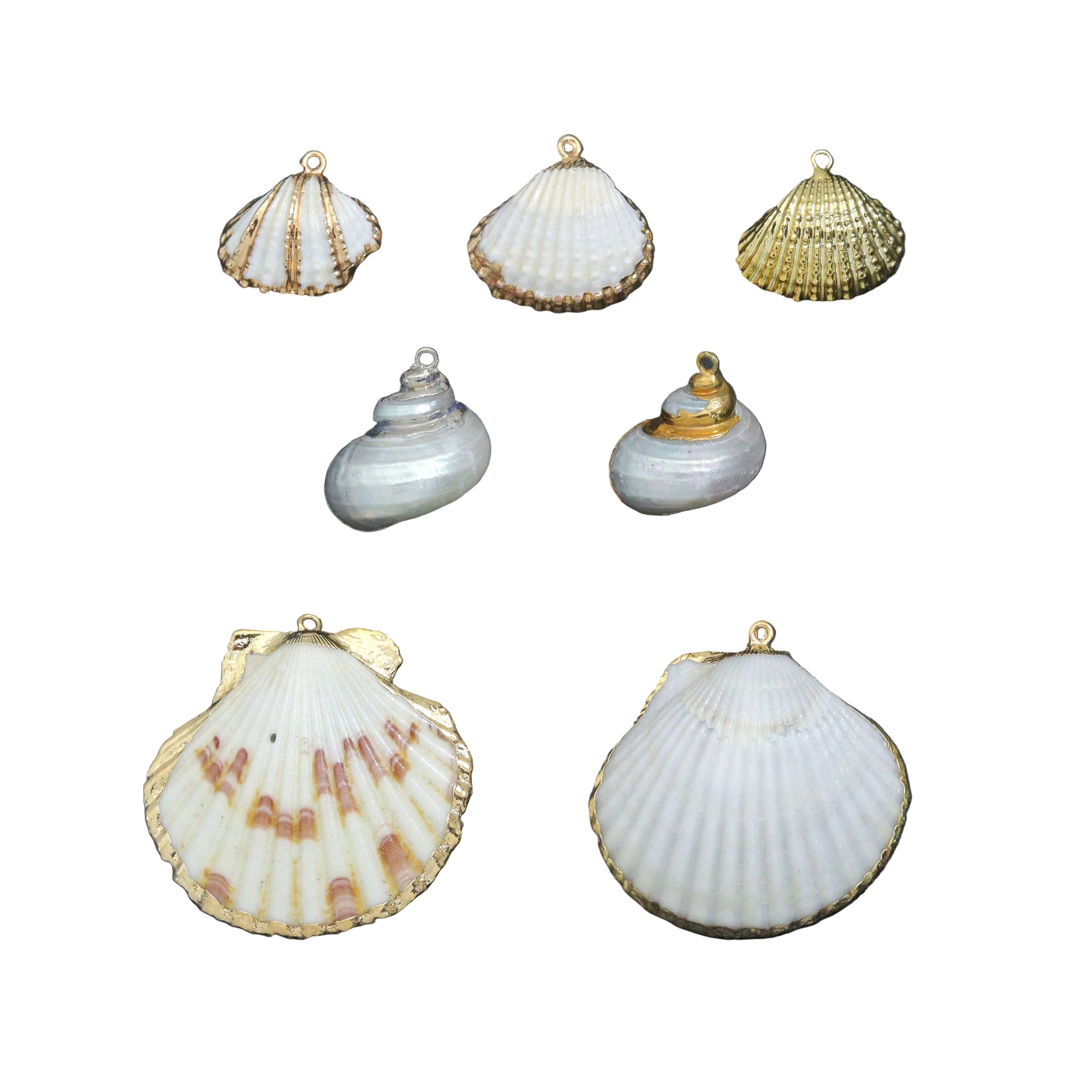 Natural Seashell Pendant Charms