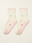 Mini Heart Petal Pilates Socks
