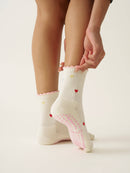 Mini Heart Petal Pilates Socks