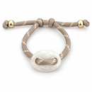 Pearl Marbled Link Cord Bracelet