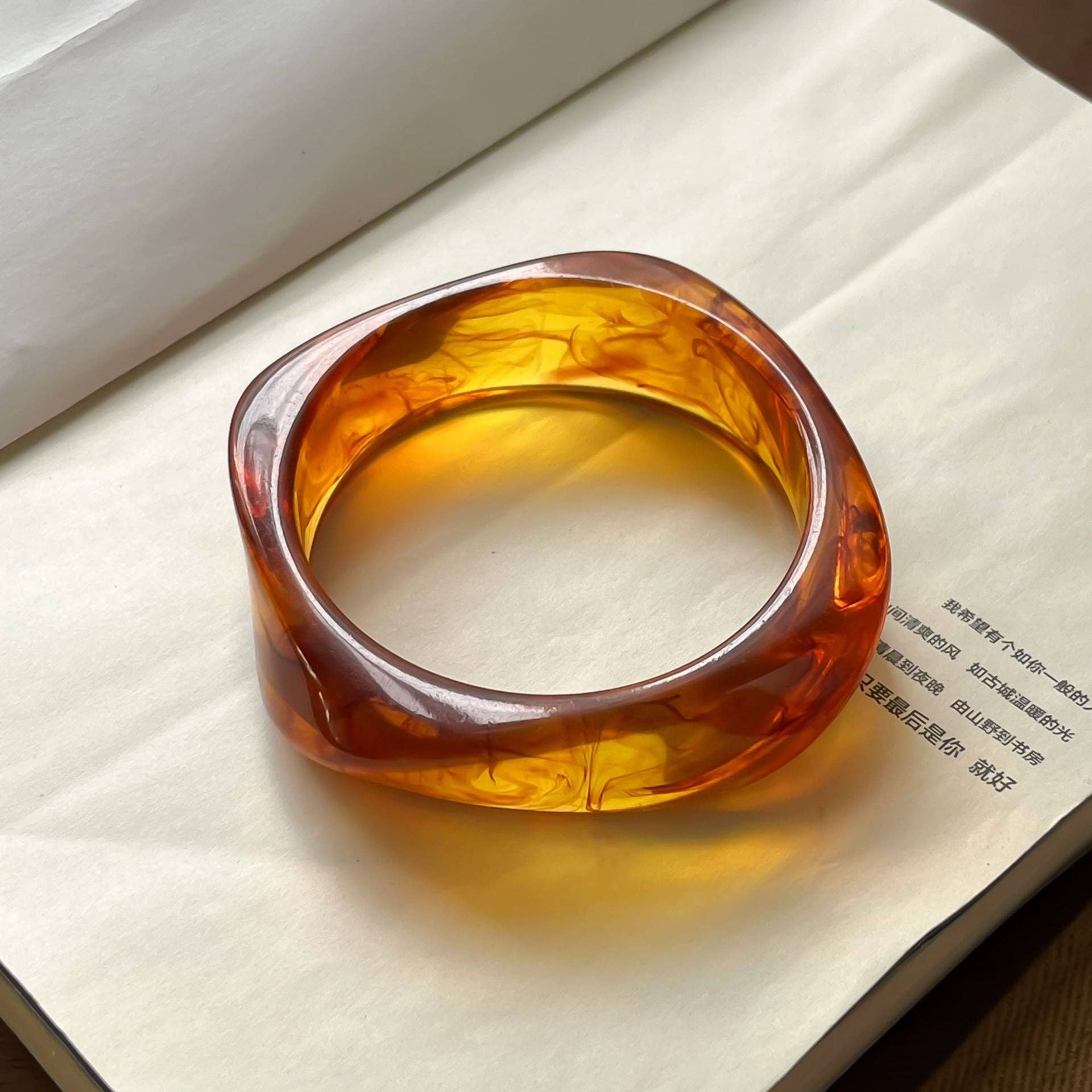 Geometric Polygon Irregular Acrylic Bracelets