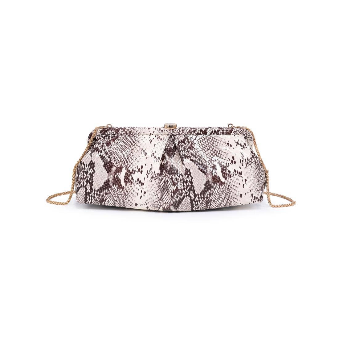 Kit Snake Print Clutch