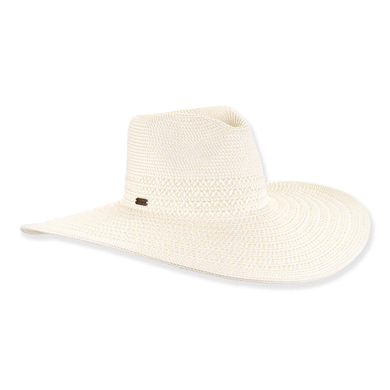 Adjustable Paper Braid Sunhat in Ivory