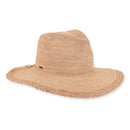 Adjustable Raffia Safari Style Sunhat in Natural