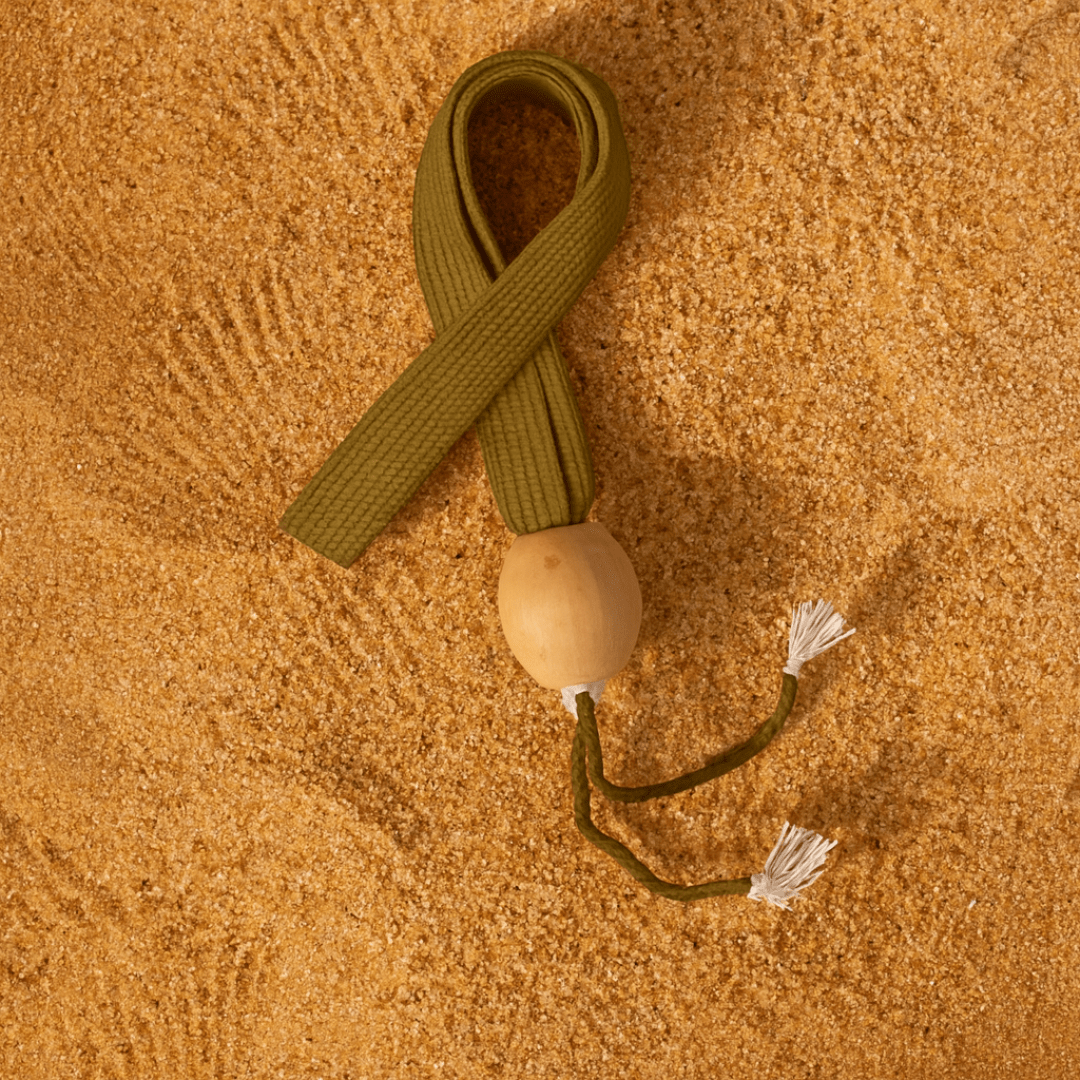 Olive Hand-Woven Hat Band