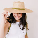 Olive Hand-Woven Hat Band