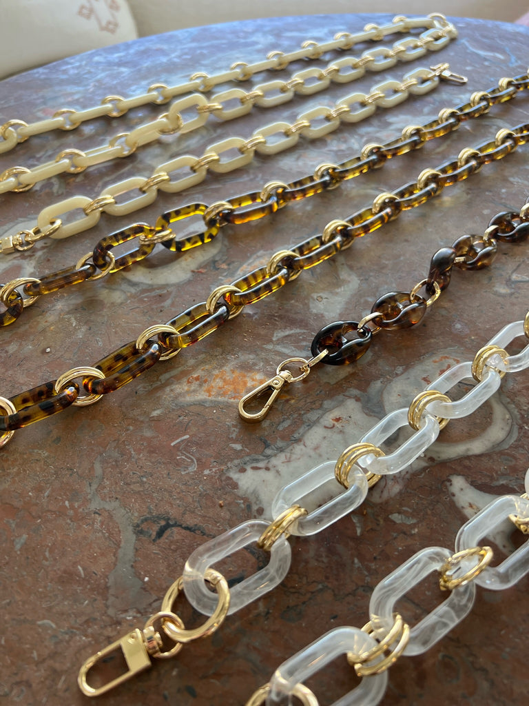 Short Chain Tortoise Strap