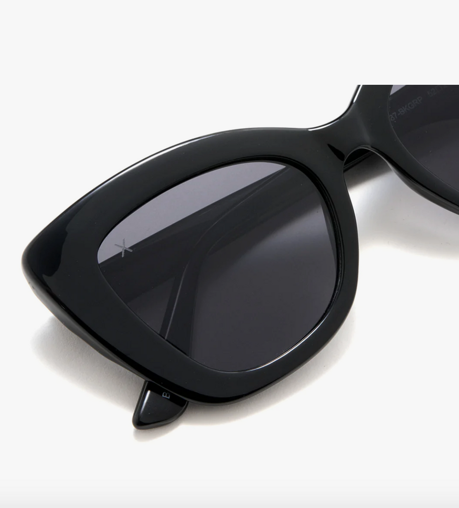 beverly: black + grey sunglasses