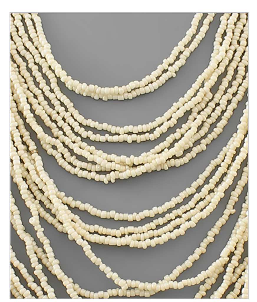 Multi Row Bead Necklace