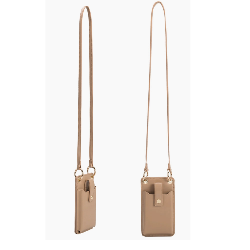 Tina Recycled Vegan Leather Small Crossbody Wallet