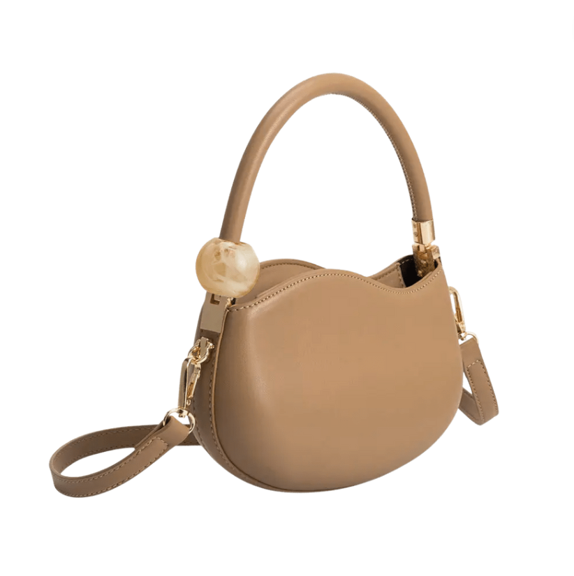 Jennie Recycled Vegan Crossbody Bag in Tan