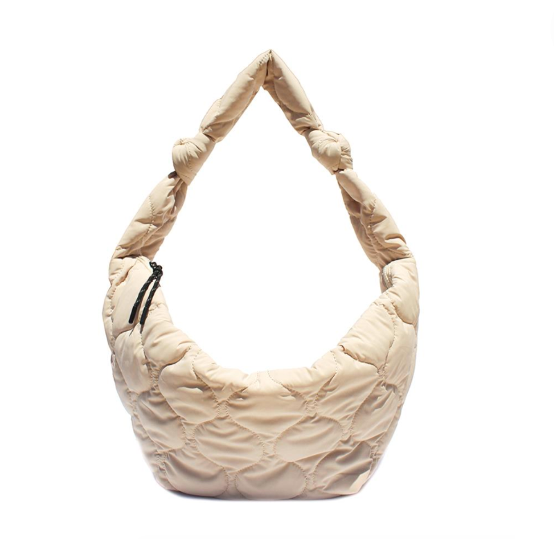 Chic Cushion Zipper Shoulder Bag