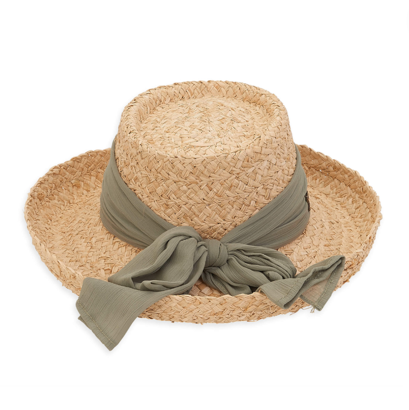 Raffia Up Brim Hat