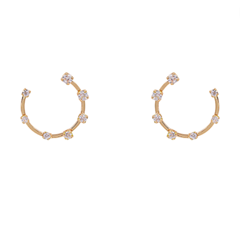 Pave Cubic Zirconia Earrings
