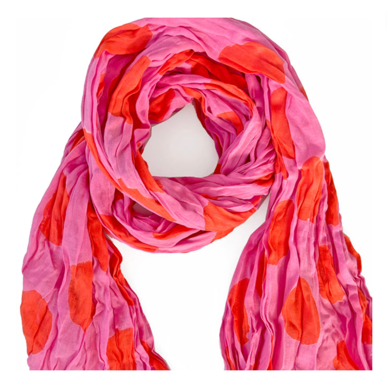 Big Smudge Dot Pink/Orange Sarongs