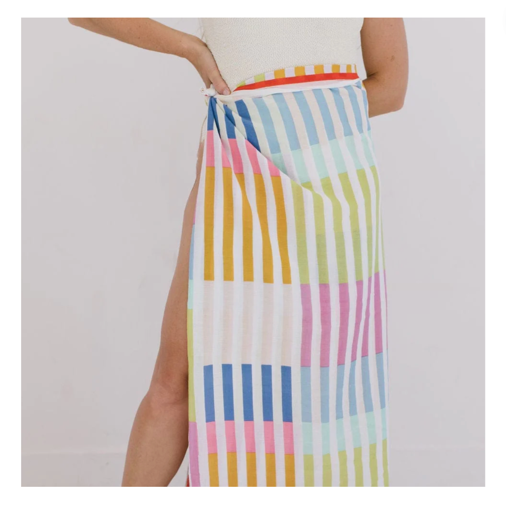 Rainbow Stripe Sarong