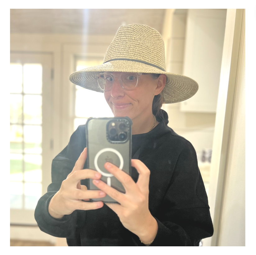 Marled Straw Panama Hat with Leather Band
