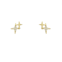 Double X Shape Studs