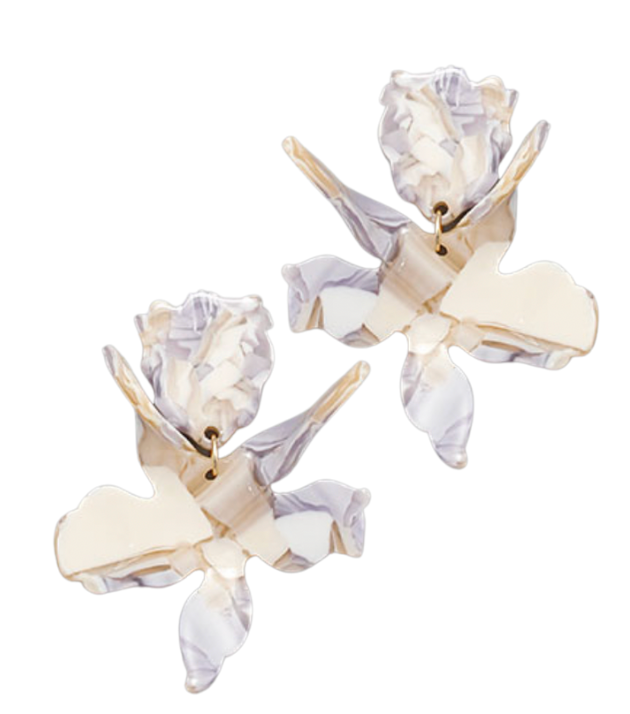 Colorful Flower Shape Earrings