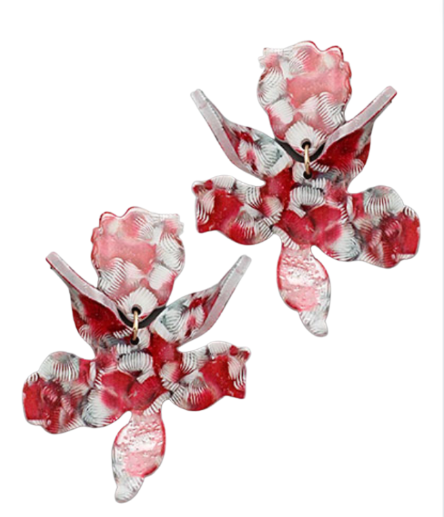 Colorful Flower Shape Earrings